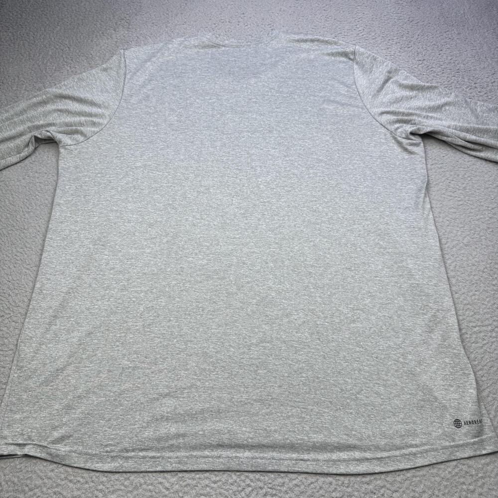 Charlotte FC Shirt Tee Mens 2XL Gray MLS Soccer Adidas Long Sleeve AEROREADY - Picture 12 of 13